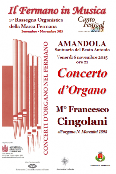 CONCERTO D'ORGANO_Associazione La Fenice